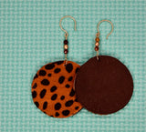 Cheetah Print and Brown Leather