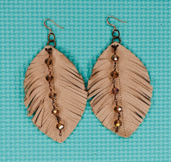 Recycled Leaf Leather - Beige